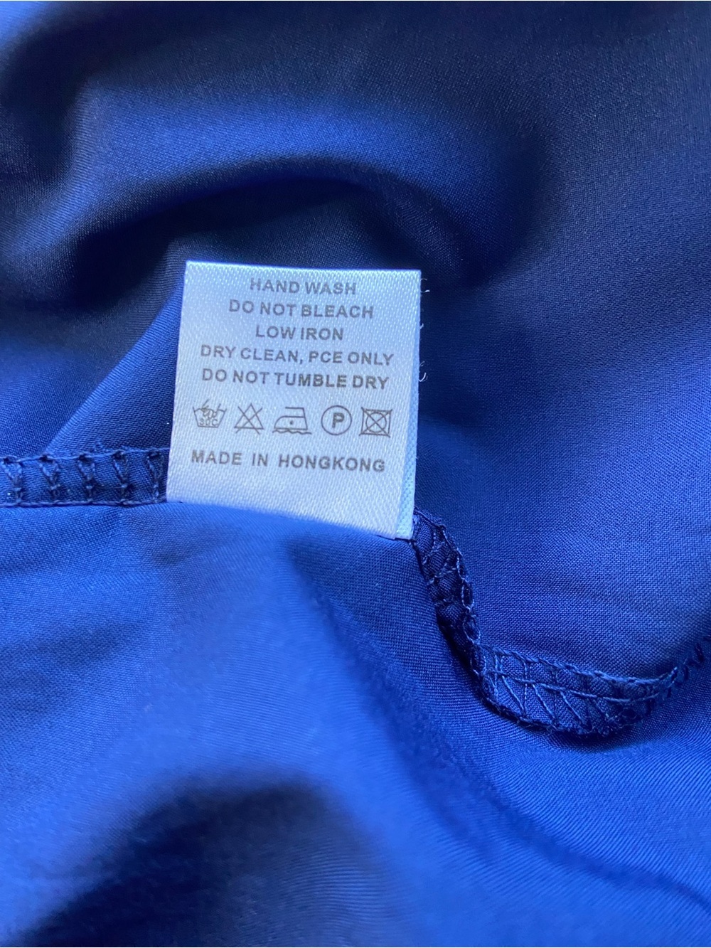 Metisu Japanese Crane Silk Dress Blue Fit & Flare Surplus Sz L Feminine Unique - Picture 8 of 12
